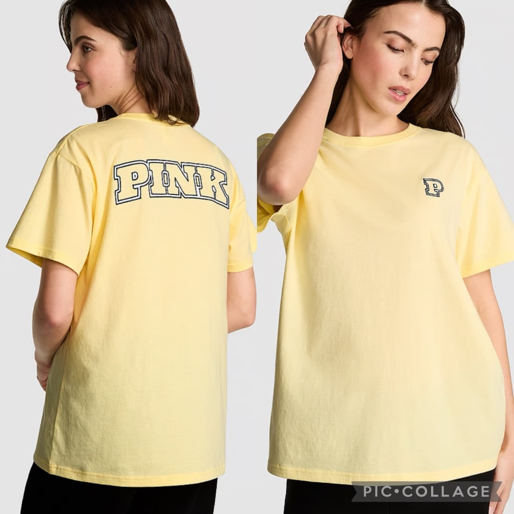 PINK CAMPUS COTTON TEE
